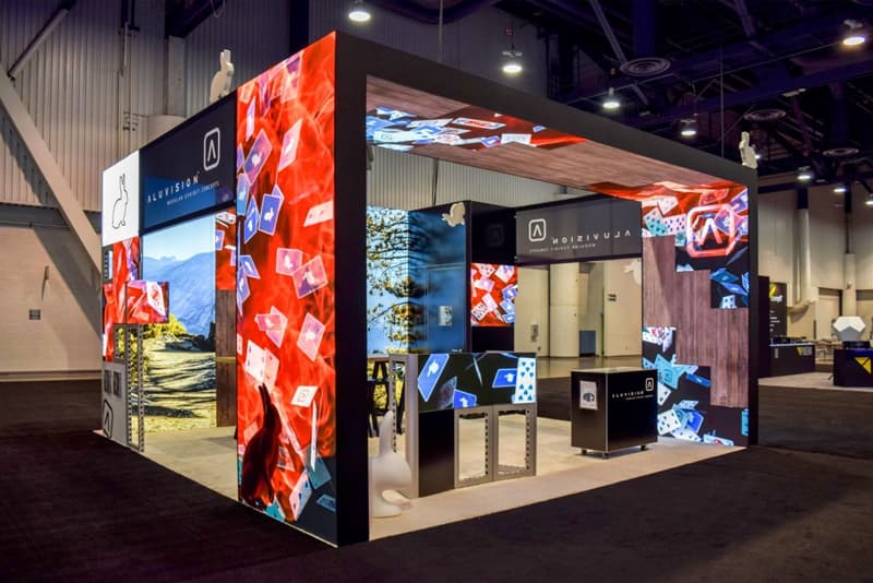 Advertising effect of LED display screen in trade shows
