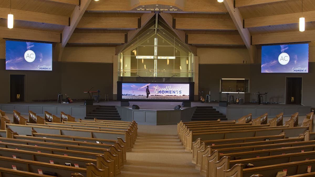 Why do churches need LED video walls