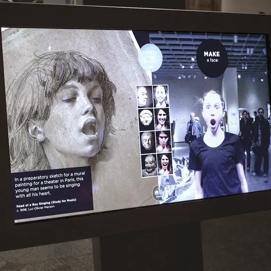 Digital Kiosks for art museum