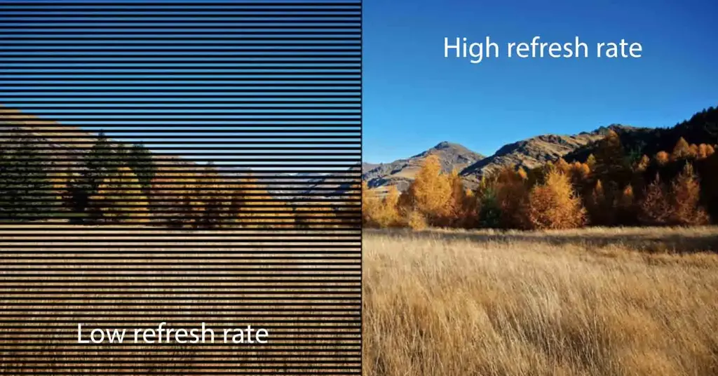 high refresh rate vs low refresh rate