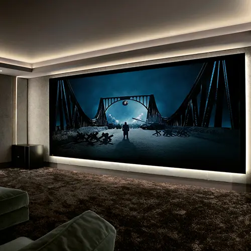 led screen of Home Theater