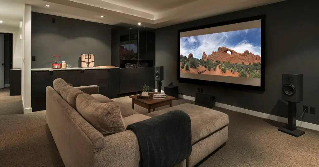 the right size and aspect ratio for your home theater LED screen